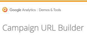 Google Analytics Campaign URL Builder